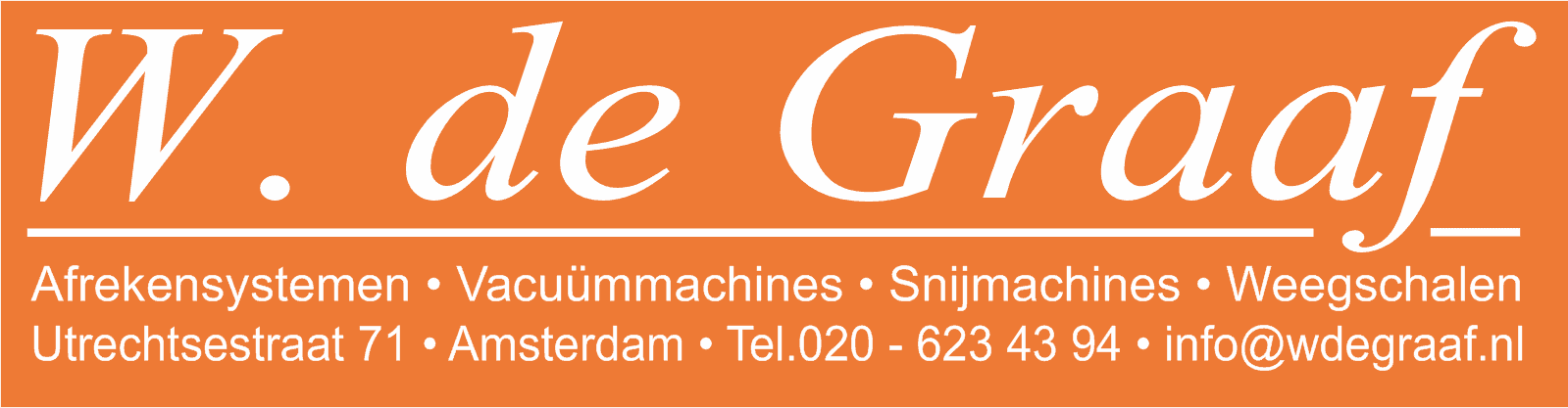 W. de Graaf Afrekensystemen